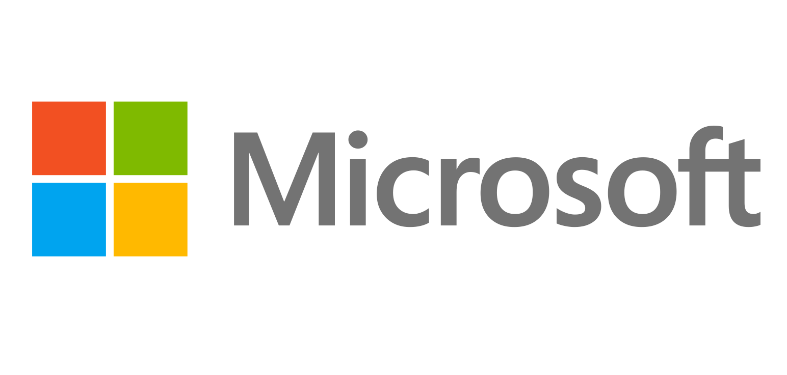 Microsoft company logo.
