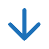 A blue down arrow icon.